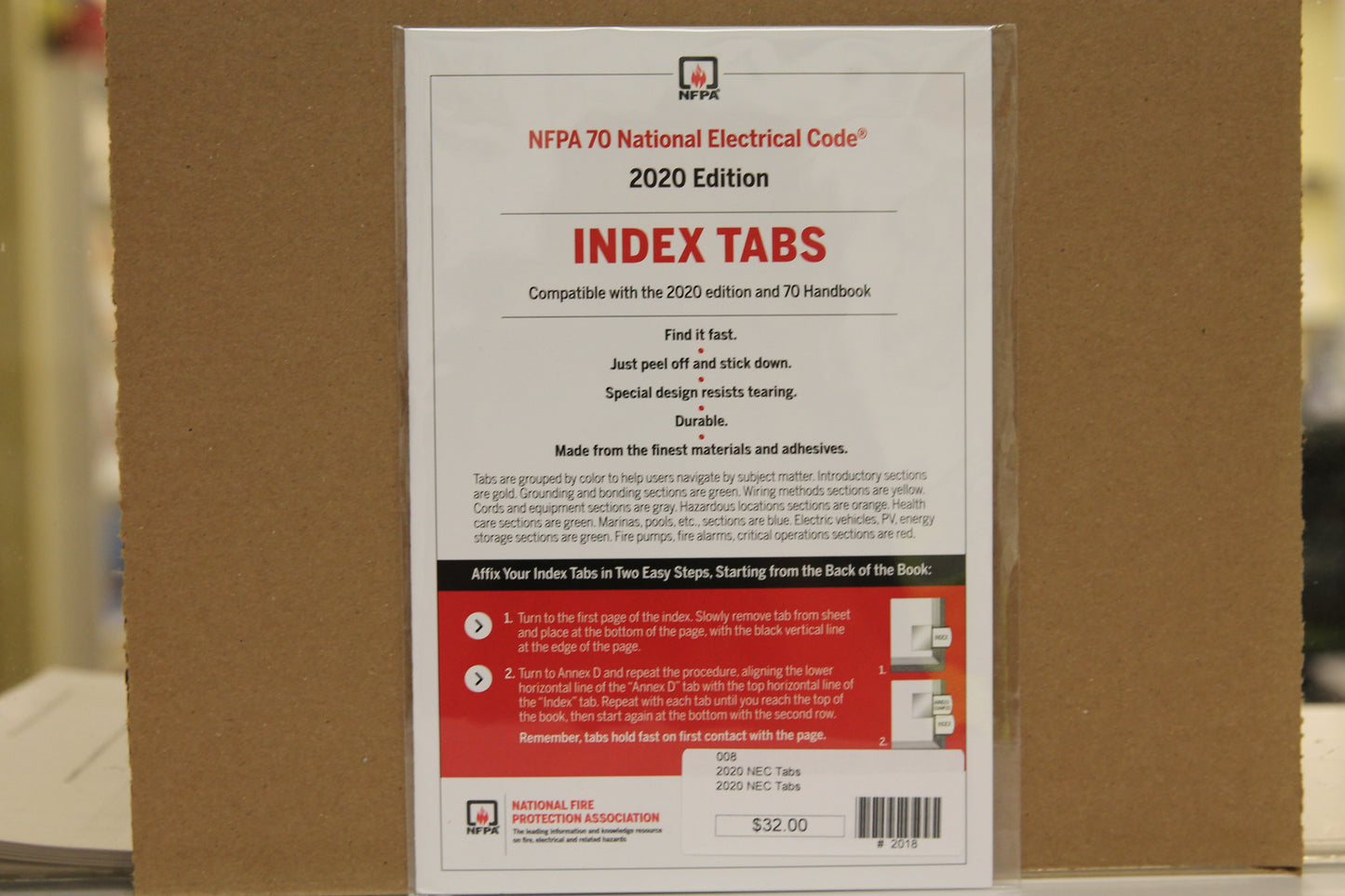 2020 NEC Index Tabs