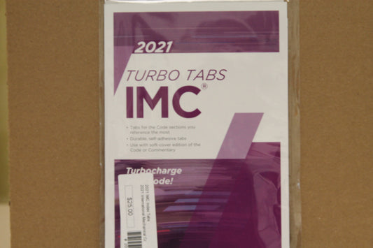 2021 International Mechanical Code Turbo Tabs